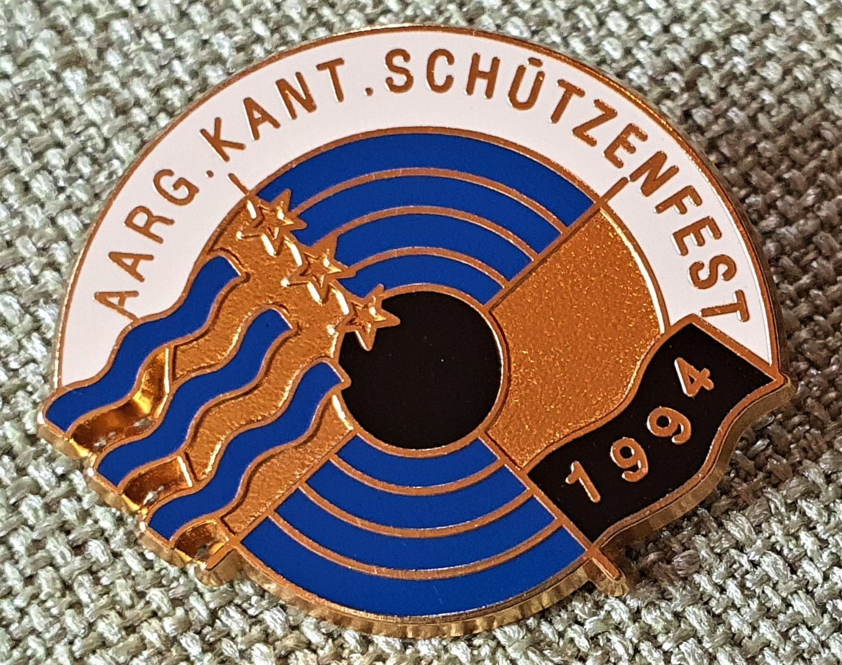 Plaketten & Abzeichen: C735 - Pin Aargauer Kt. Schützen  Fest – Gebraucht aus Reinach BL von Boston-Verkauf