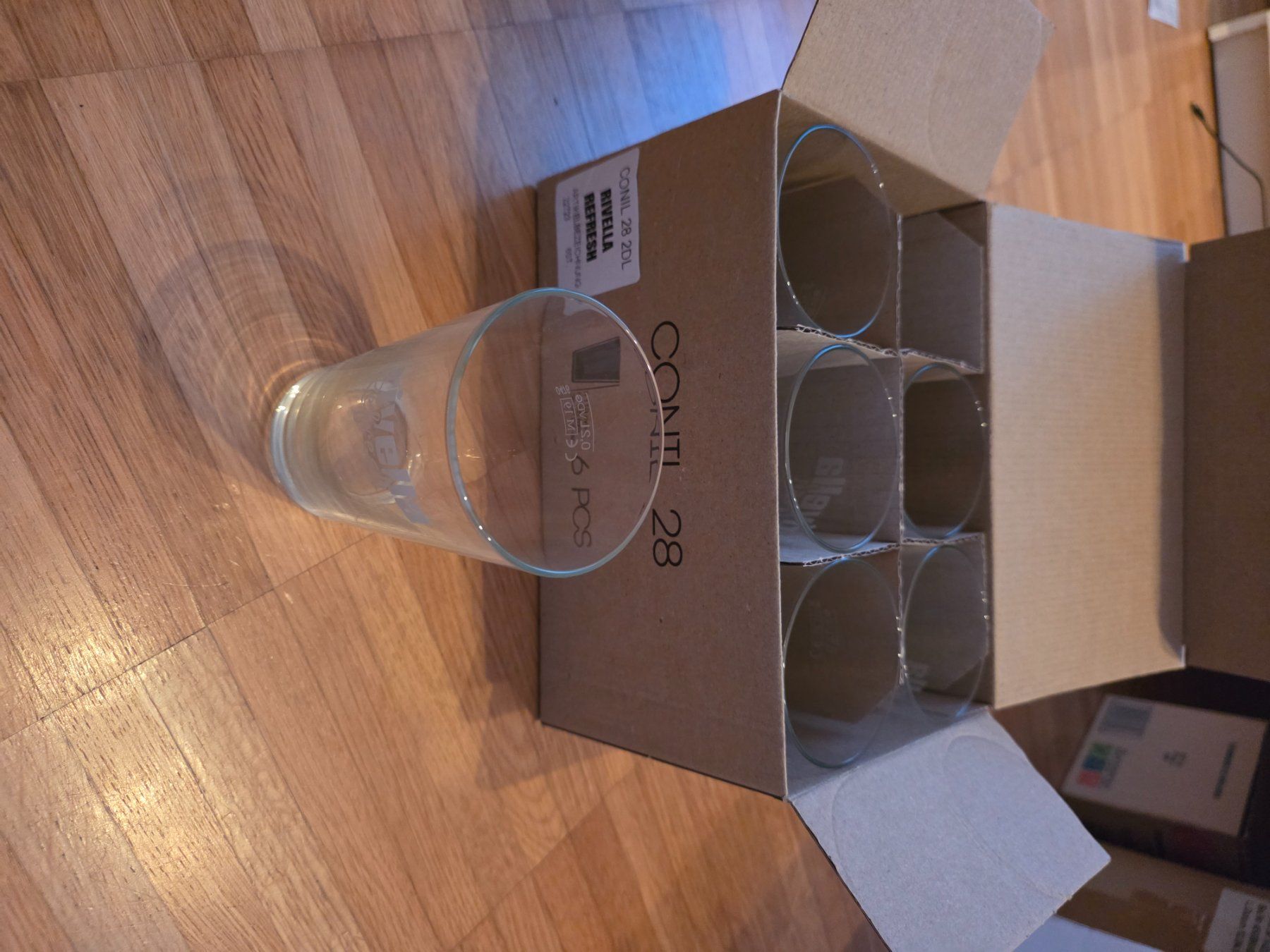 Bicchieri: 6 Stk. Rivella Refresh 0.2l Gläser Glas Neu – Nuovo (secondo la descrizione) da Dorf venduto da Echo_Elements 1