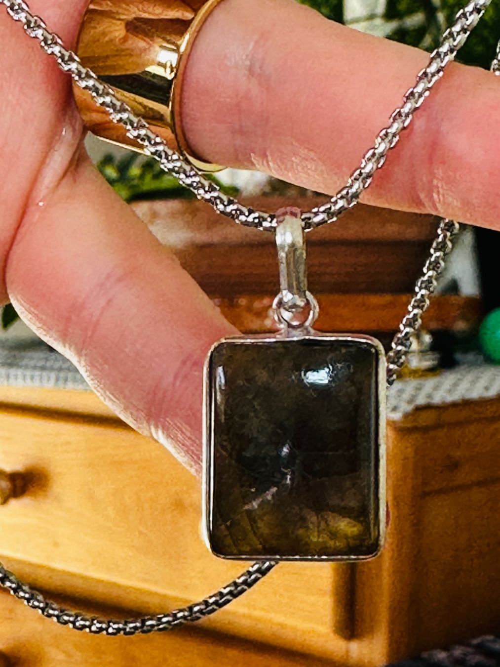 Catenine: Vintage-Labradorite Gemstone Handmade Jewelry – Nuovo e nell'imballaggio originale da Genève venduto da AGBERG 2