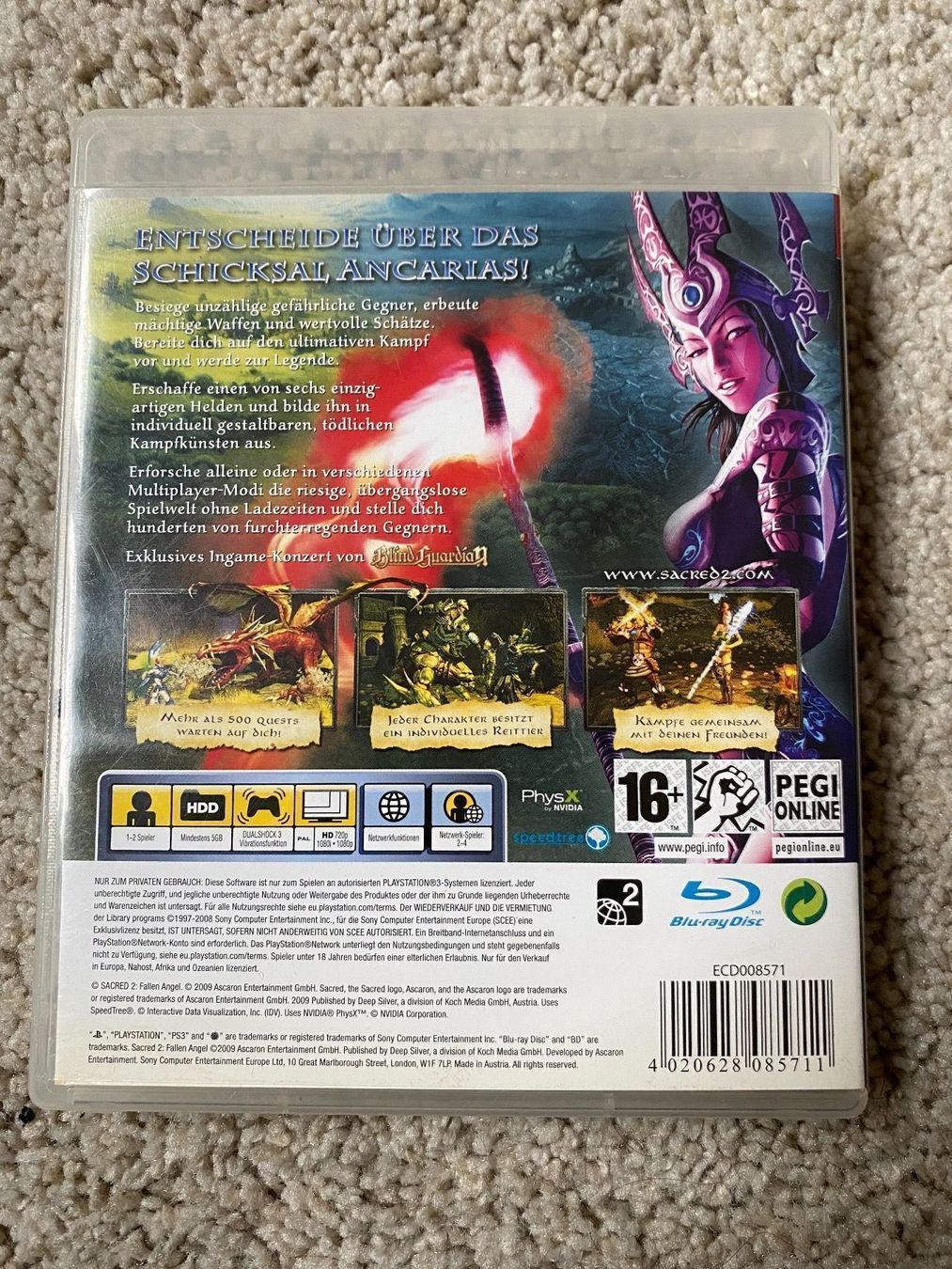Sony Giochi: Sacred 2 - Fallen Angel PlayStation 3 PS3 – Usato da Winkel venduto da RiMa95 2