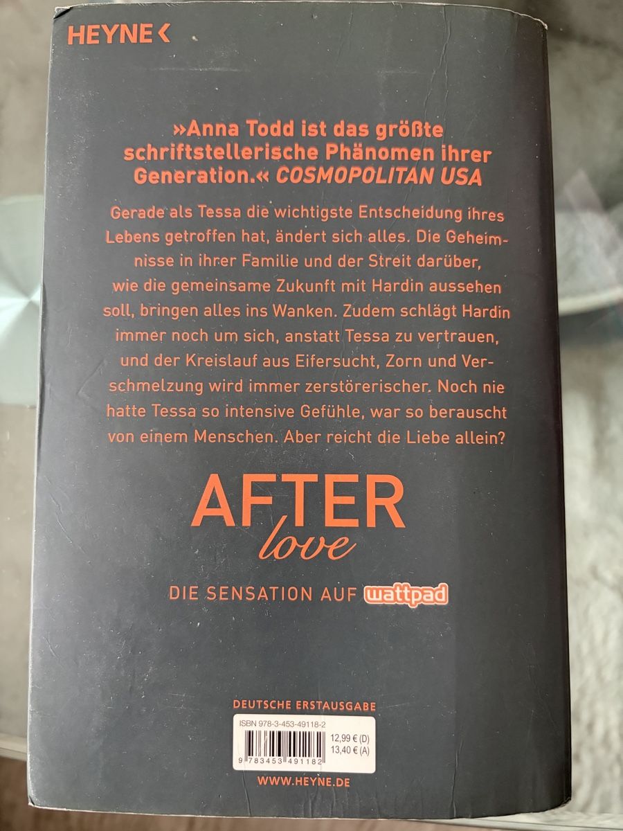 Libri: After Love – Usato da Fehraltorf venduto da NG.Vintage 1