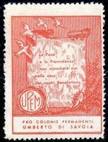 ITALIEN VIGNETTE UPEM UMBERTO DI SAVOIA *OHNE GUMMI* - P363