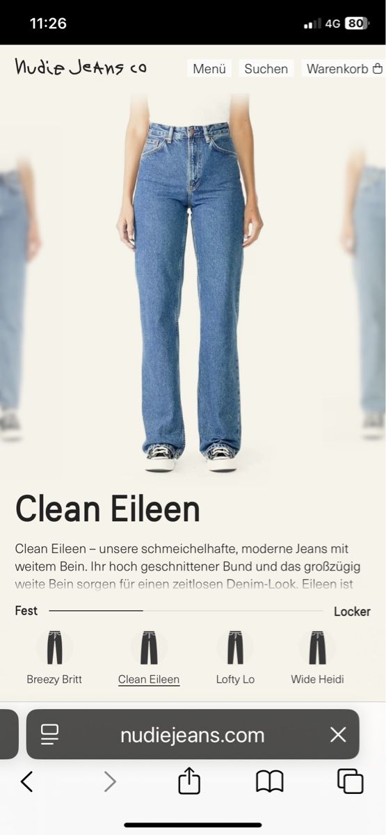 Nudie Jeans: Nudie Jeans Clean Eileen – Nuovo (secondo la descrizione) da Eschenbach SG venduto da asaram 3