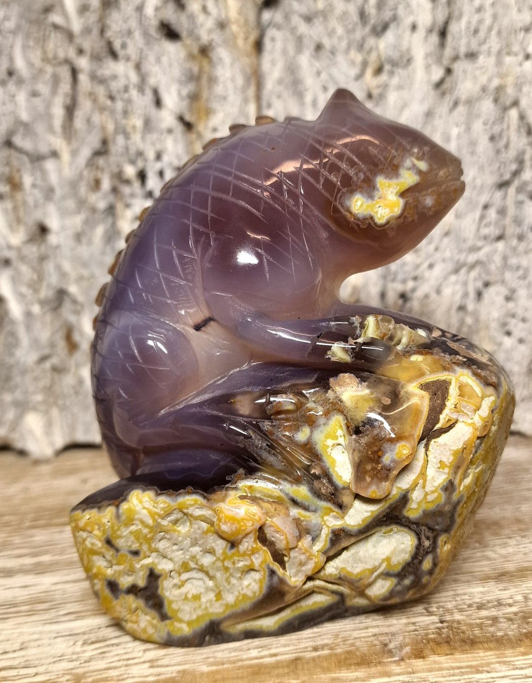 Minerali & Pietre curative: Top Drusen Achat Chameleon635g – Nuovo (secondo la descrizione) da Matzingen venduto da Shay_Crystalz 2
