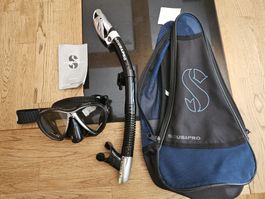 Scuba Pro Maske Schnorchel Tasche neuwertig