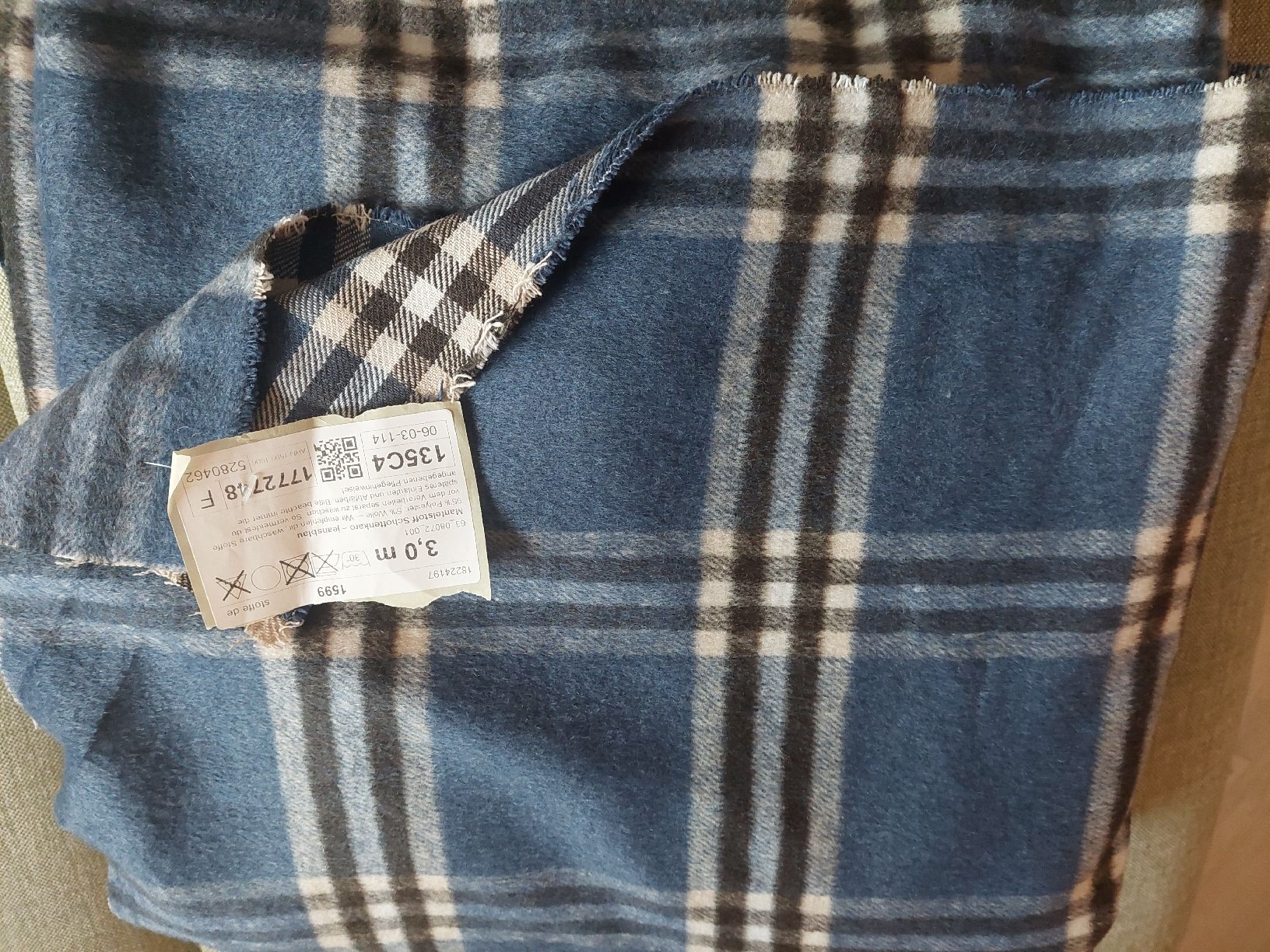 Tessuti: Mantelstoff,jeansblau,3m – Nuovo e nell'imballaggio originale da Orpund venduto da Viktoria35 1
