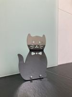 Türstopper Katze Metall
