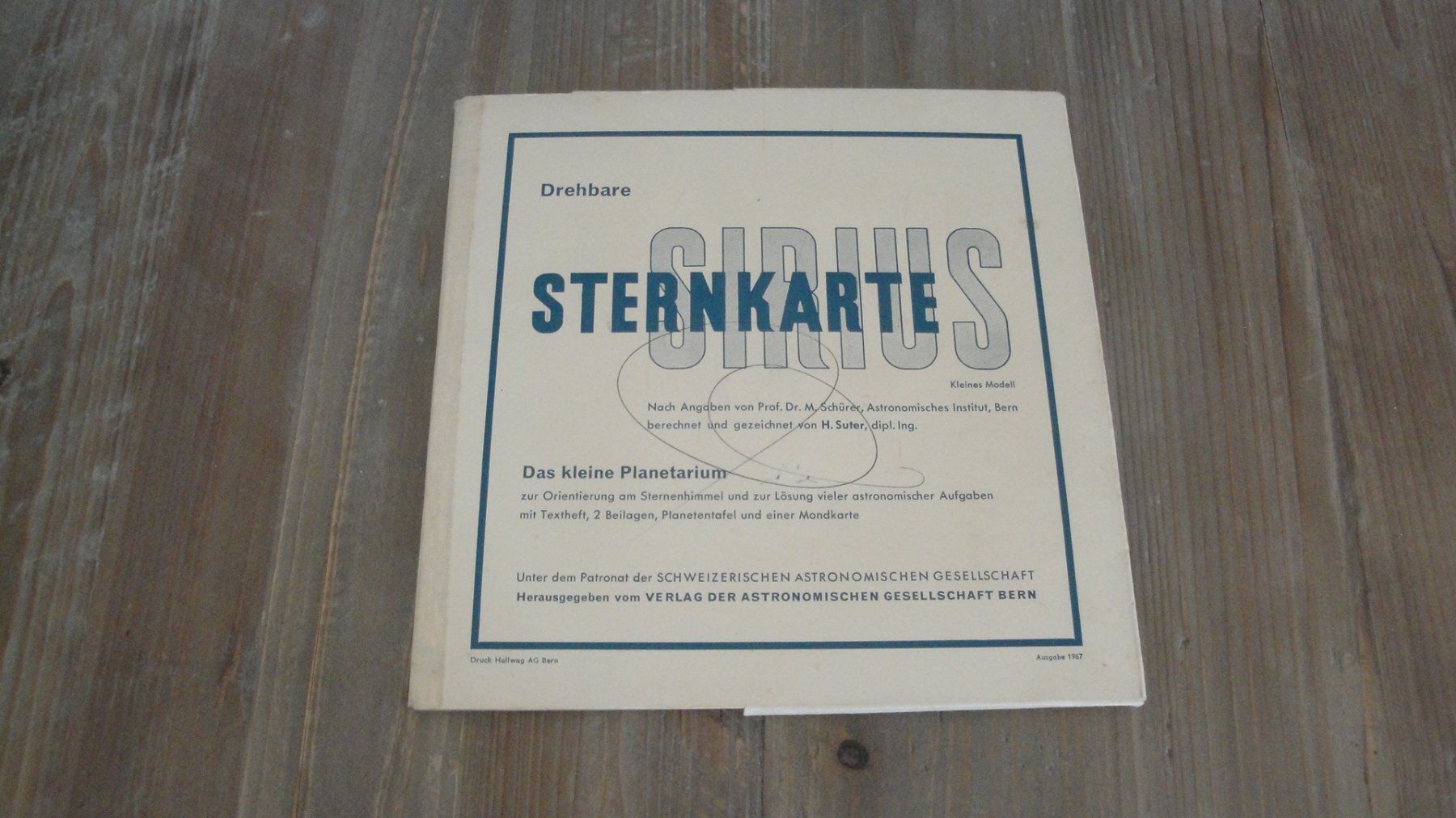Cartoline: Drehbare Sternkarte "Sirius" antik – Usato da Erlenbach ZH venduto da Sondeiwendiz