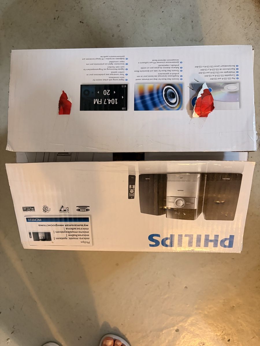 Philips Multimediaplayer & Streamer: Philips Micro Sound System mit Boxen guter Zustand – Gebraucht aus Mülchi von jas_bqy2 3