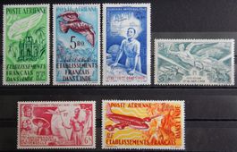 Französisch Indien ex. Kat. 241-302 **/* 1942/48