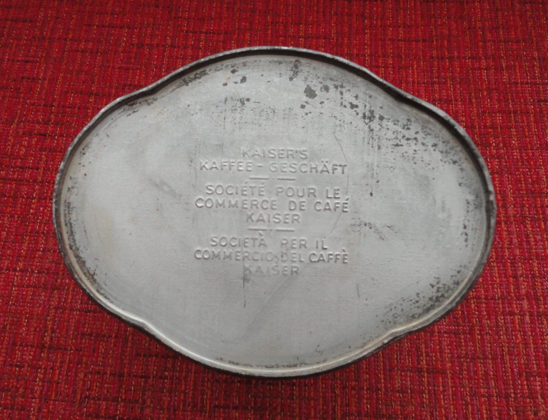 Contenitori & Simili: Blechdose Kaiser's Kaffeegeschäft/Hammerschlag alt – Usato da zürich venduto da parts5060 3