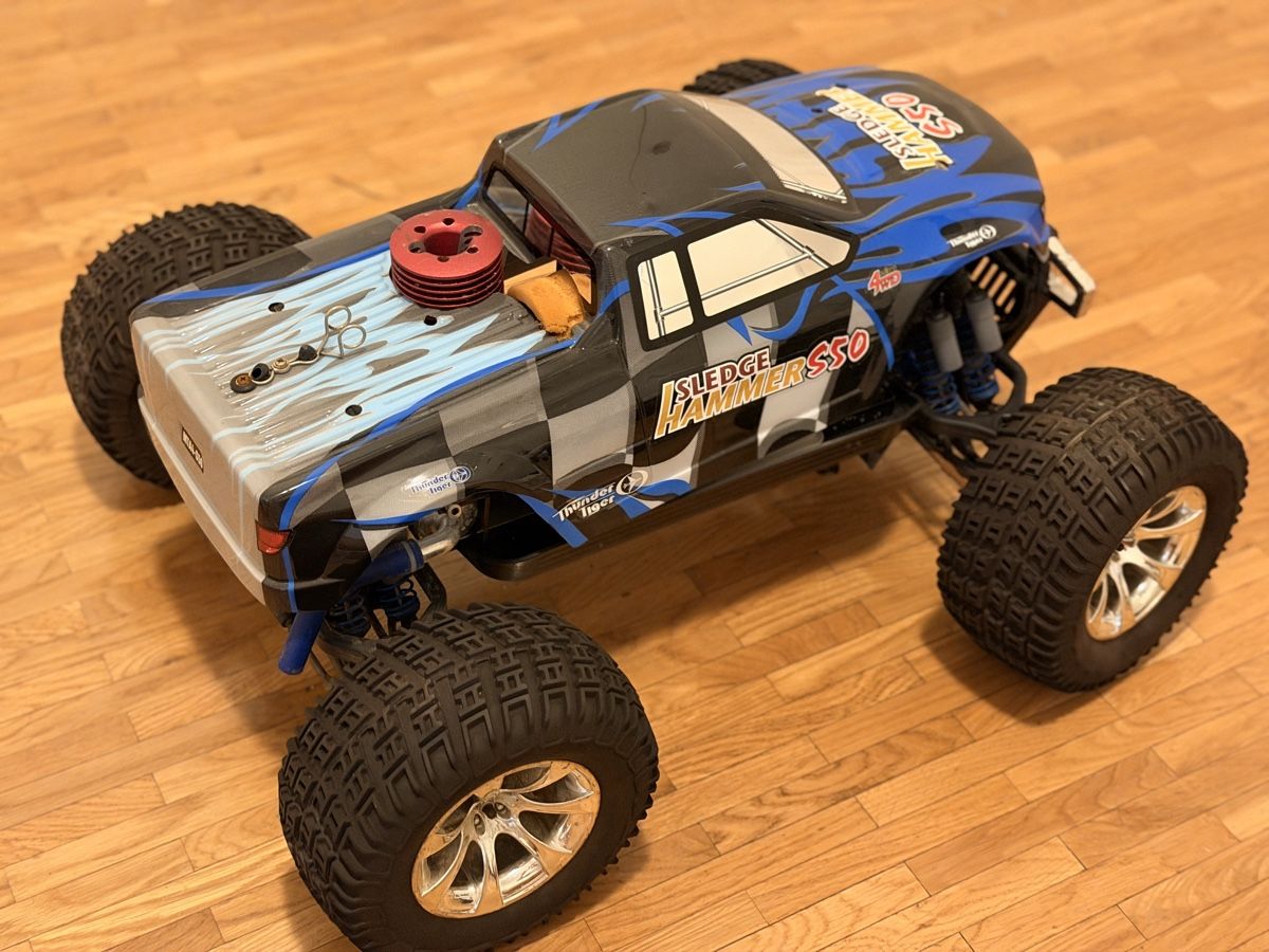 Traxxas RC Modellbau: RC Monster Truck Sledge Hammer SS0 Nitro – Gebraucht aus Zürich von Gadgets2020 3