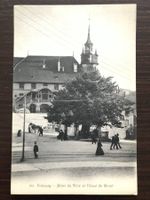 FRIBOURG Hotel de Ville, Tilleul de Morat, animée