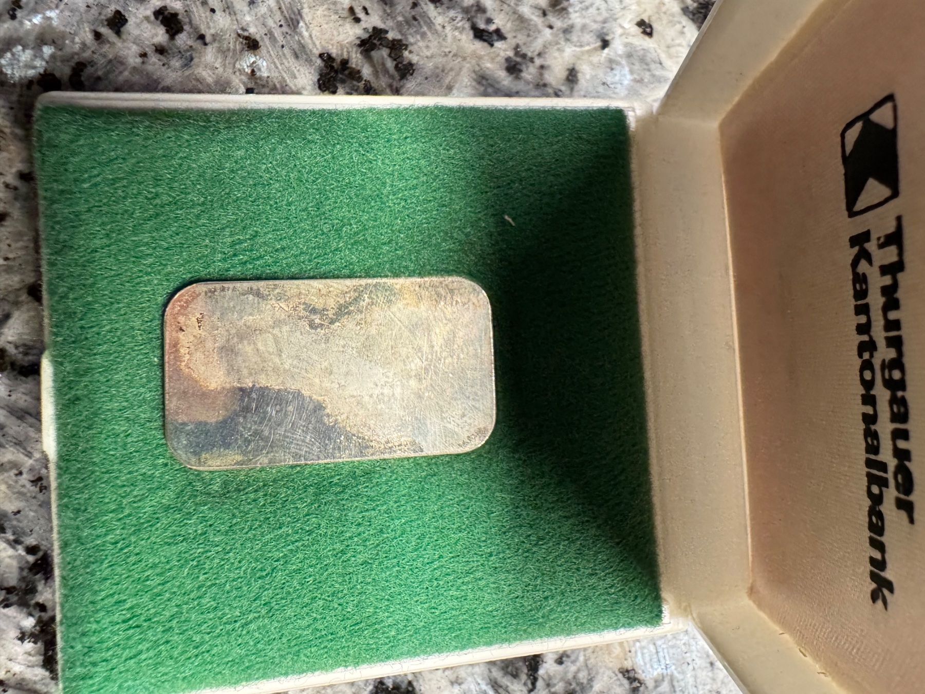 Metalli preziosi: 10g Silberbarren mit Gebrauchsspuren – Usato da Bronschhofen venduto da pgds 1