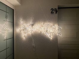 LED Sternschnuppe für Aussen, Weihnachtsdeko, Neuwertig!
