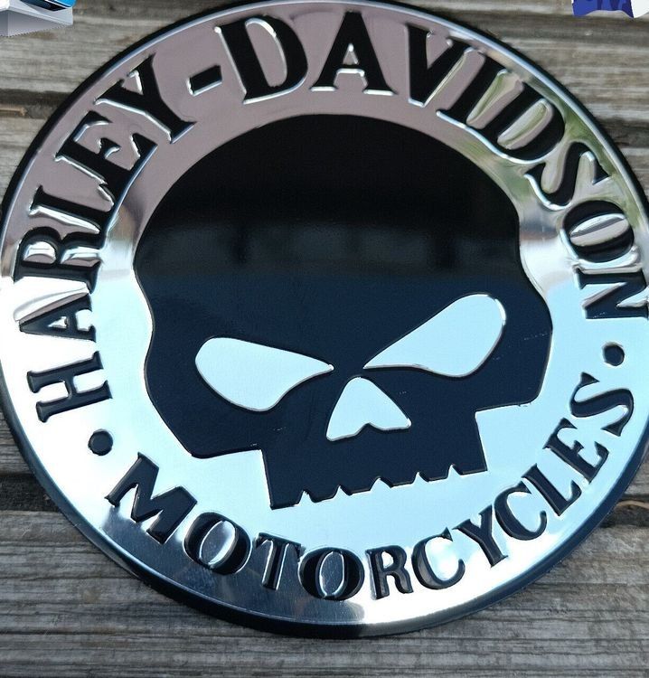 Sticker: Sticker Alu Harley Davidson Black – Nuovo e nell'imballaggio originale da Allens venduto da MADE.IN.ROCK.N.ROLL 1