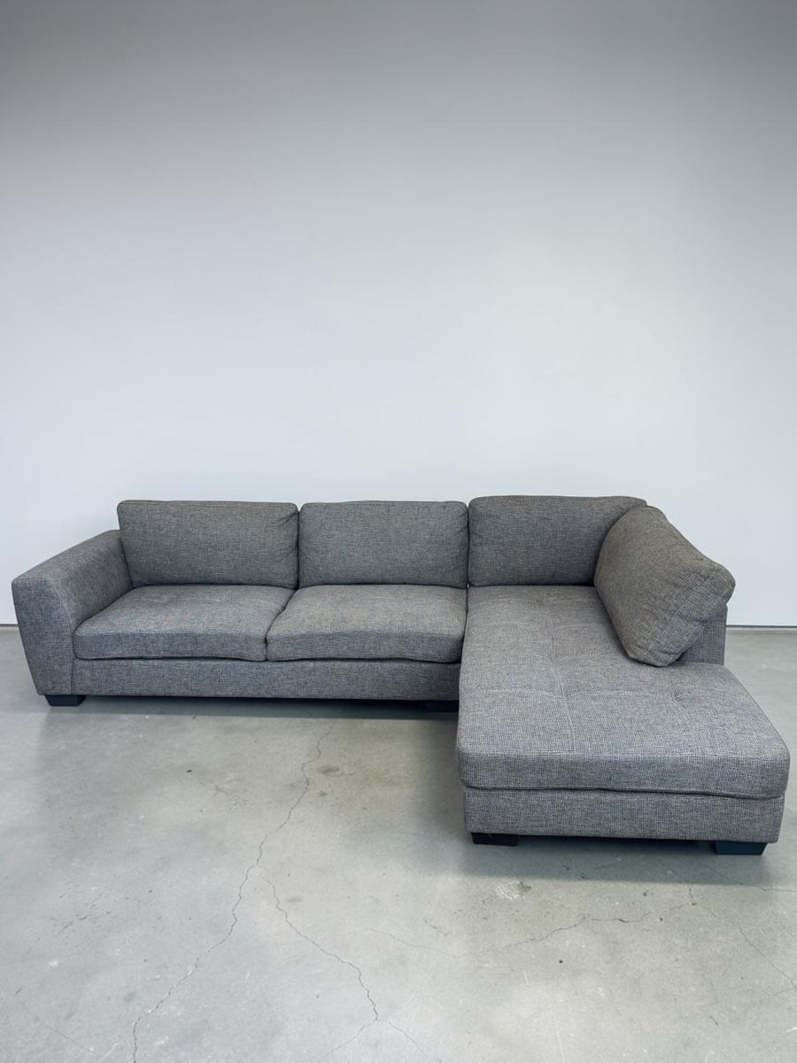 Divani: Ecksofa, hellgrauer Stoff gratis lieferung – Usato da Bachenbülach venduto da Sofalab.swiss 1