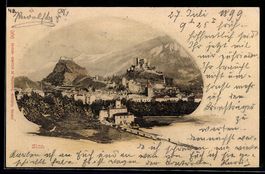 AK Sion, Ortsansicht, 1899