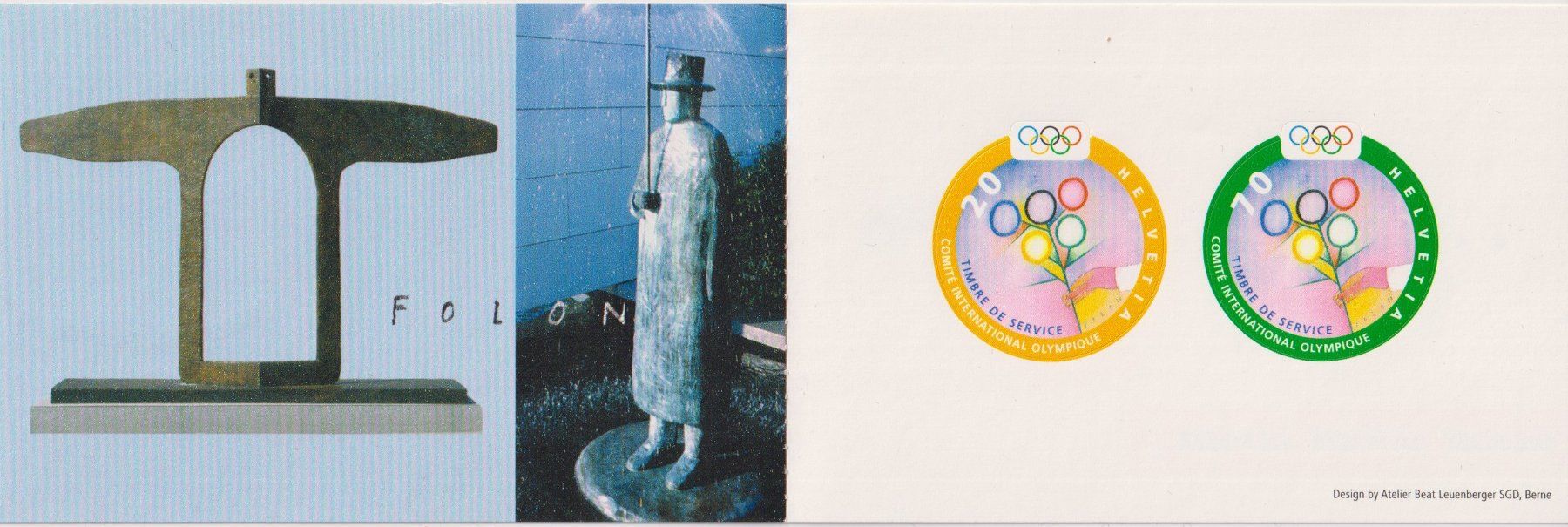 Alle Briefmarken: Musée olympique 20+70 = -.90 postfrisch – Gebraucht aus Samnaun-Compatsch von Muckimu 1