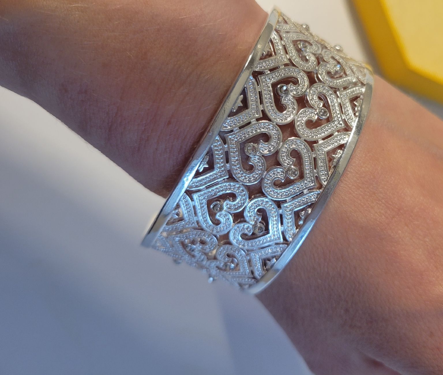Bracciali & Braccialetti: Bracelet manchette élégant avec strass – Nuovo (secondo la descrizione) da Bernex venduto da Dariafr 8
