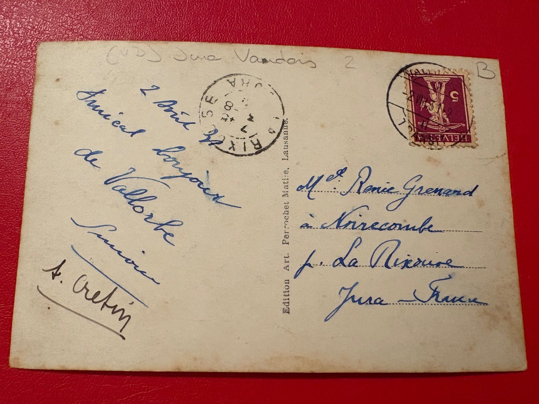Cartoline postali: 1931 // Le Pont – Usato da St-Légier-La Chiésaz venduto da Theo005 1