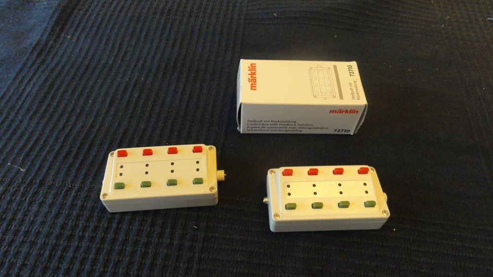 Märklin 72710 Control Panel With Feedback - H0 Scale, AC, New In Original Box