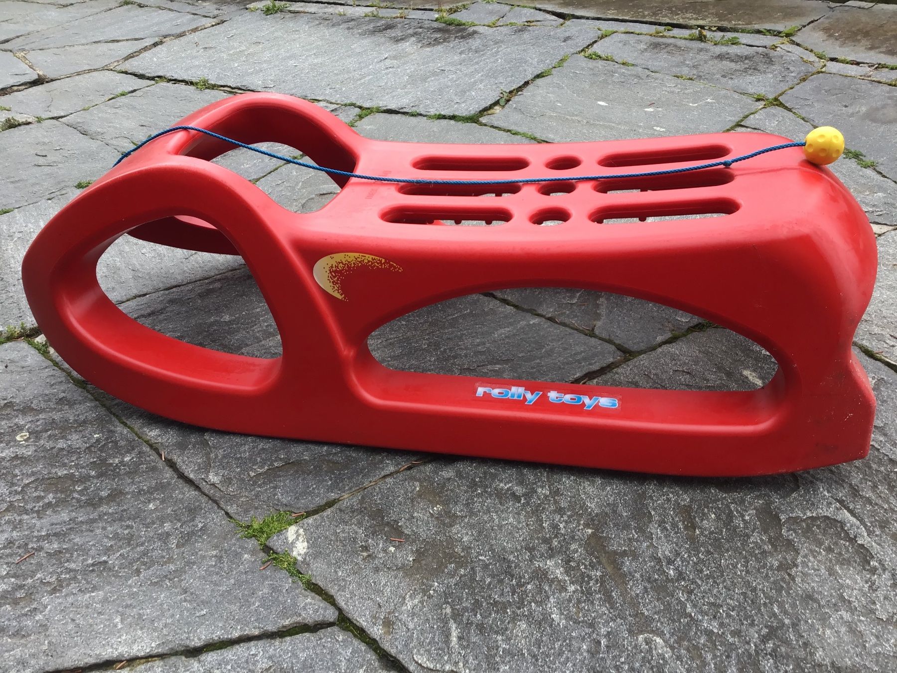 Schlitteln: Schlitten Snow Cruiser rot rolly toys – Gebraucht aus Trimbach von Lexli11 3