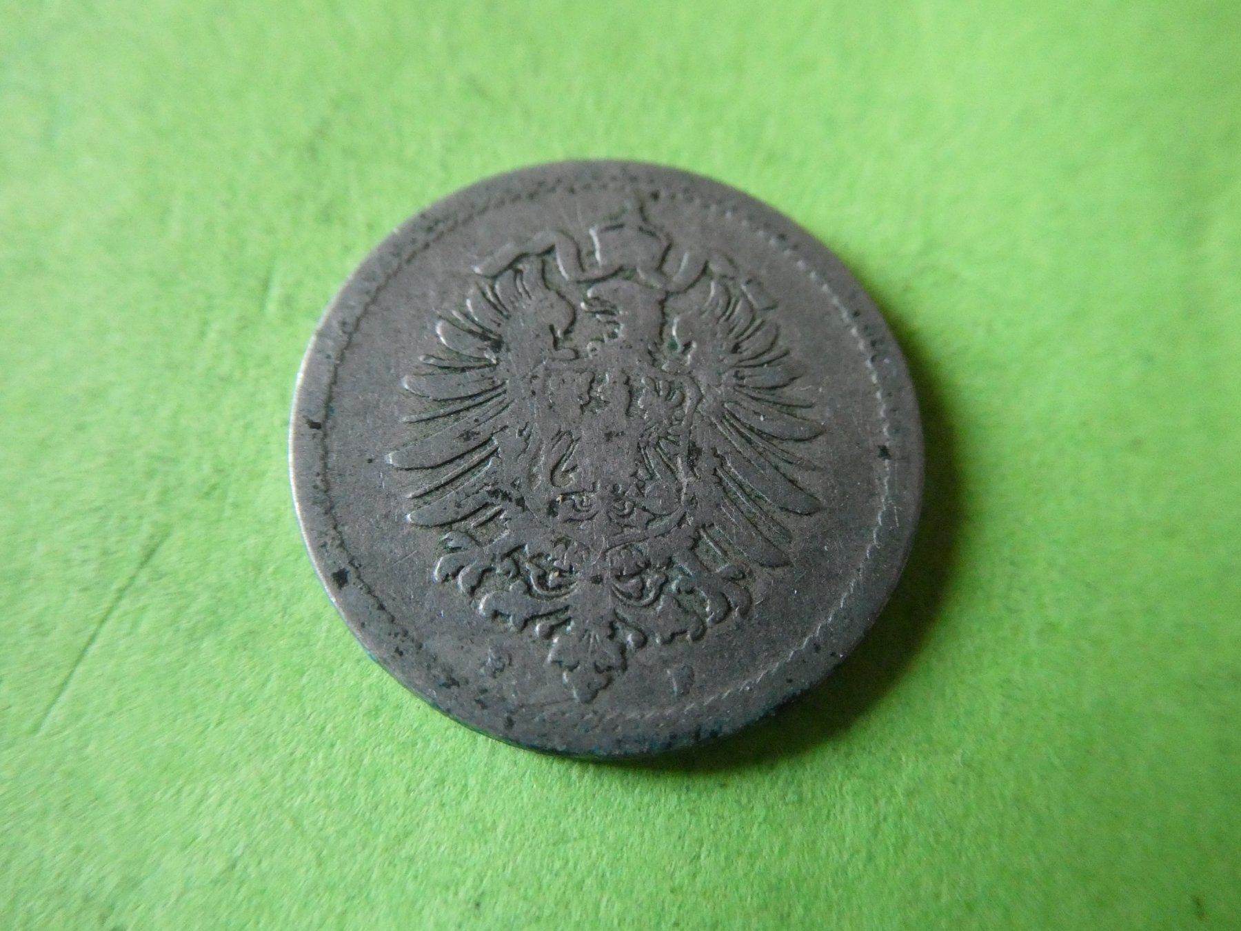 Alle Münzen: Dt. Reich 1875 F, 5 Pfennig – Gebraucht aus Hinterforst von Rohusri 1