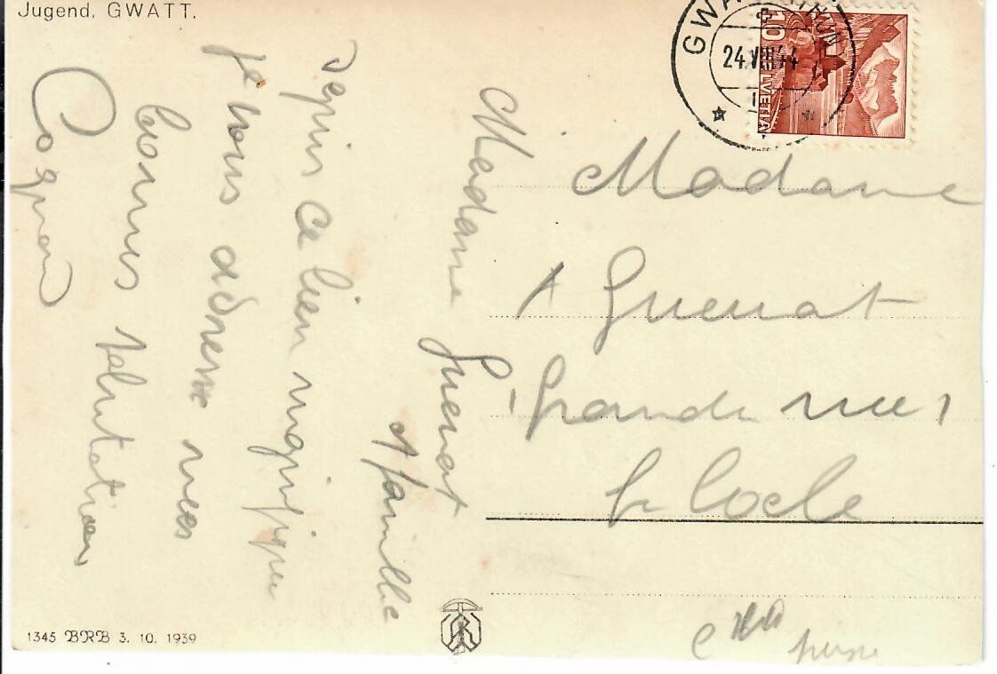 Cartes postales: Gwatt – D'occasion à Hochdorf par Ziegel-16 1