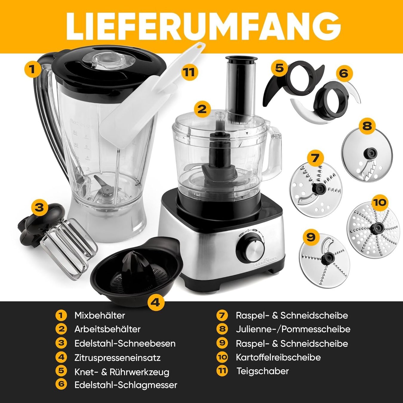 Küchengeräte: Küchenmaschiene Profi Cook – Neu und originalverpackt aus Safenwil von Pluess1000 2