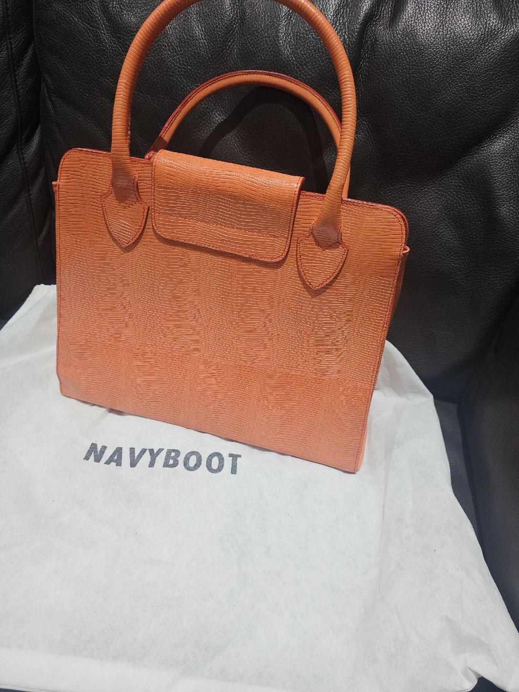 Navyboot Borse da donna: Navyboot Vintage Echtleder Tasche Schlangenleder – Nuovo (secondo la descrizione) da Zunzgen venduto da Fleksi 3