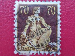 1913, Nr.114 +Vollstempel: HERTENSTEIN (Helvetia m.Schwert)