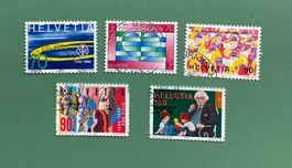 Schweiz Briefmarken: Werbemarken-Satz, Jahrgang 1996