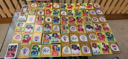 Panini-Aufkleber. Insgesamt 63 + 2 coca cola