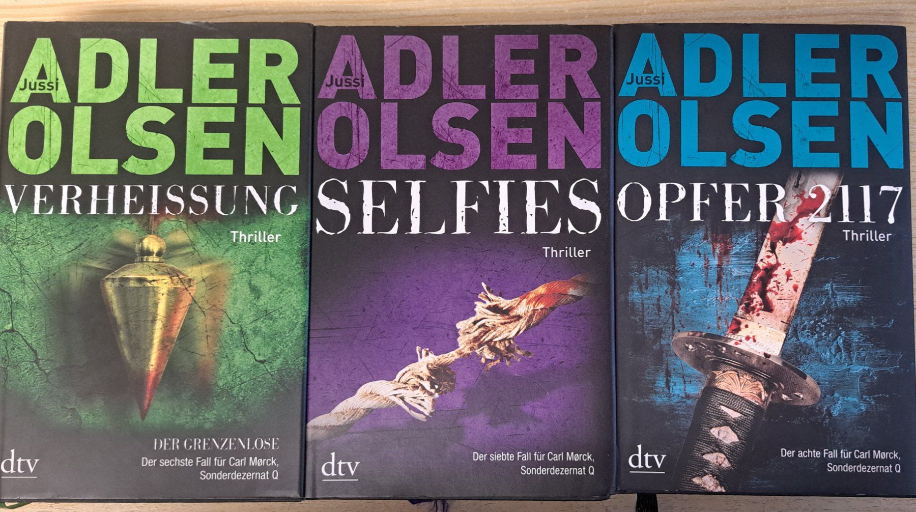 Bücher: 3 Bücher von Jussi Adler Olsen – Gebraucht aus Reiden von Hollywood2