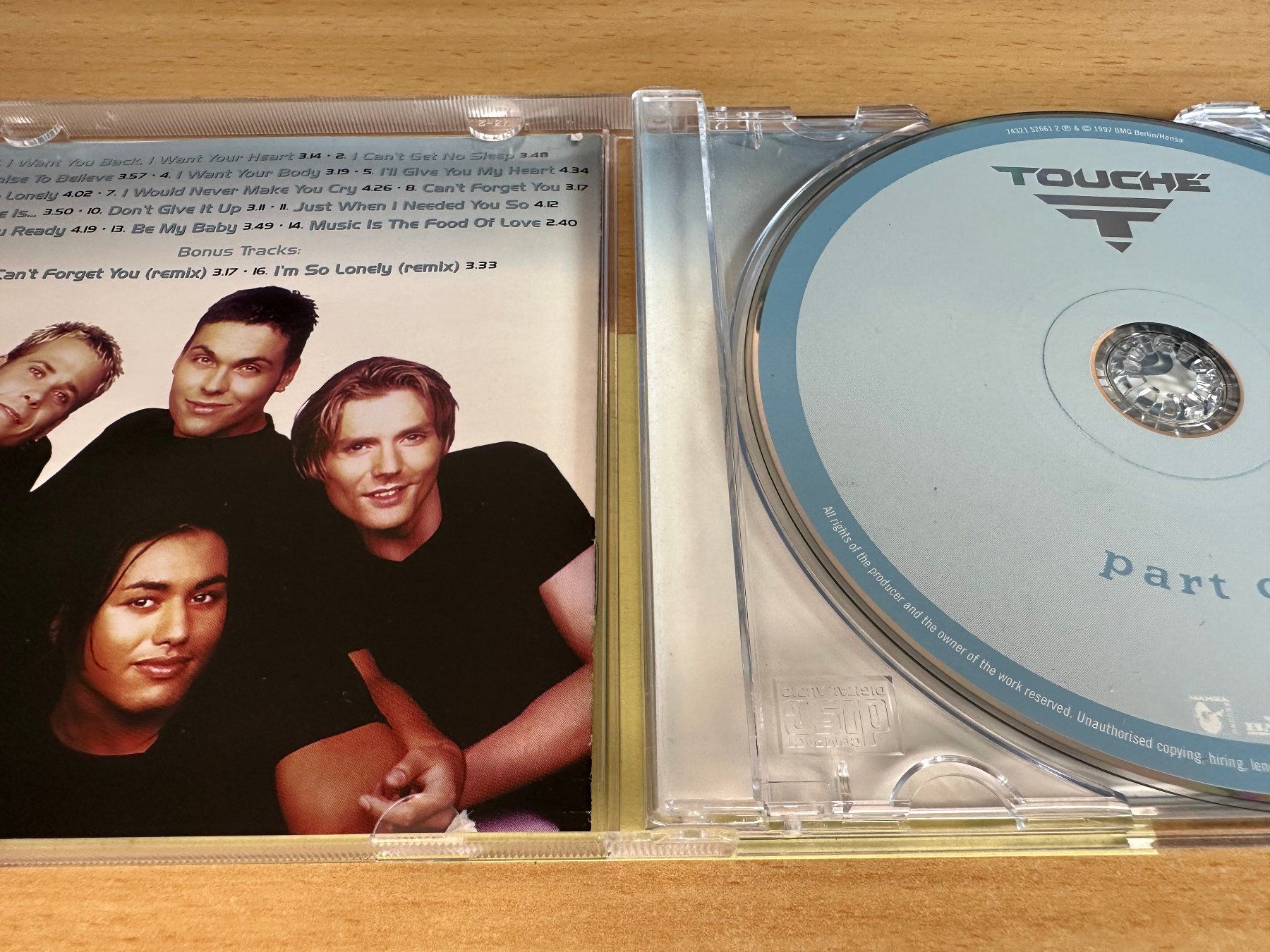 CD: Touché – Part One – Usato da Rikon im Tösstal venduto da Alpenmutz 2