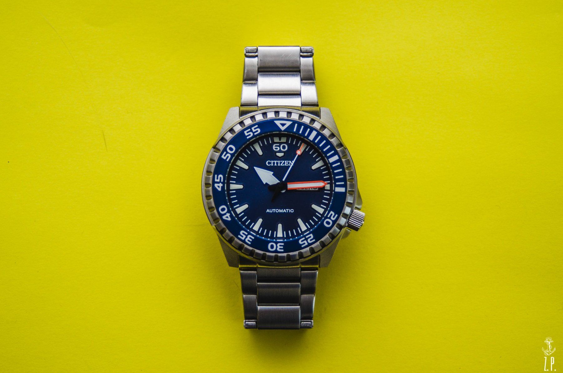 Citizen Orologi: Citizen Diver NH8389-88LE Automatic Blau Herren Uhr – Usato da Boswil venduto da ZPwatches