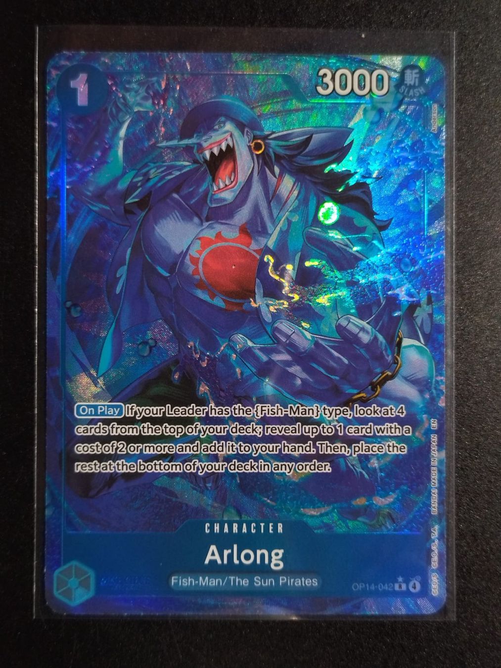 Bandai Carte collezionabili: Arlong OP14-042 R★, EN – Nuovo (secondo la descrizione) da Ins venduto da phil_sinn
