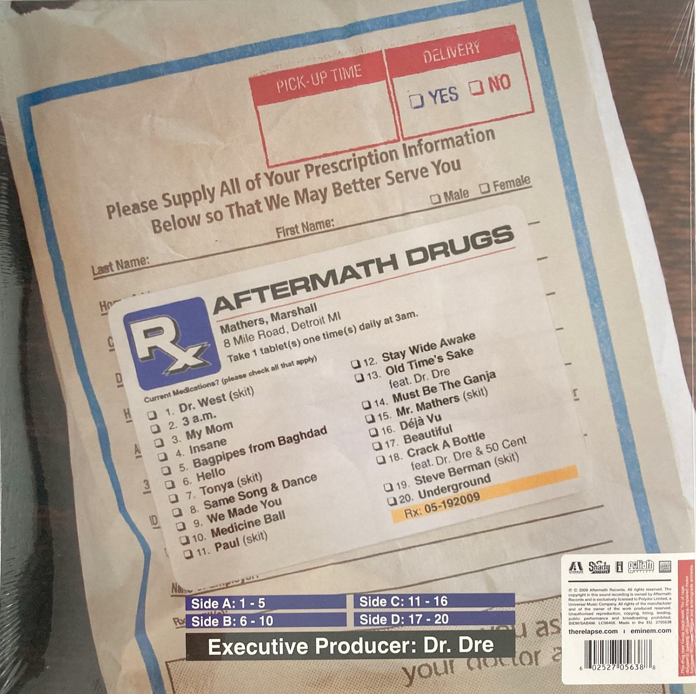 Dischi in vinile: EMINEM - RELAPSE – Nuovo e nell'imballaggio originale da Bottens venduto da hotter-than-hell 1