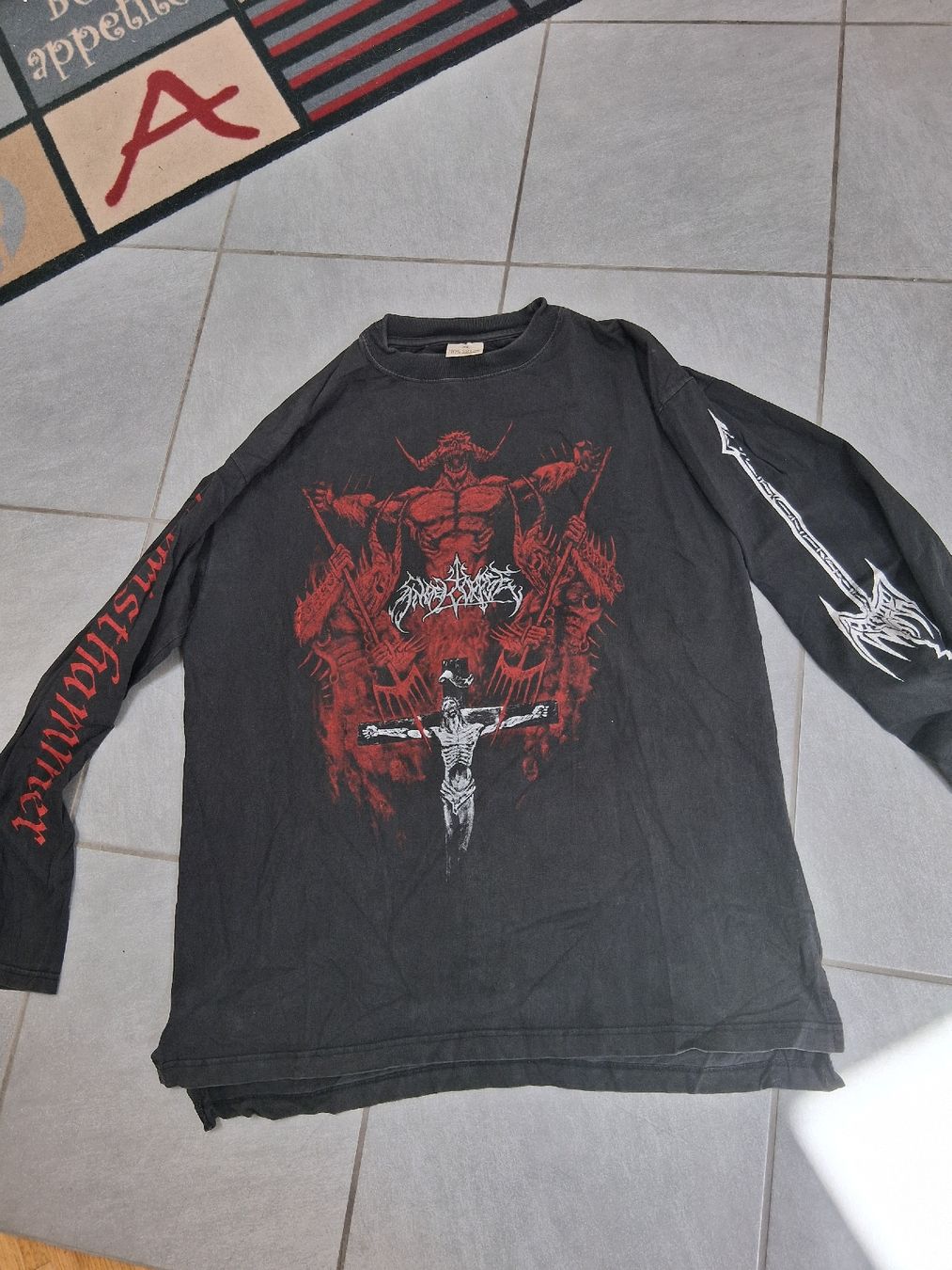 T-shirt: ls angelcorpse (metal) – Usato da St-Cergue venduto da VeganWarrior