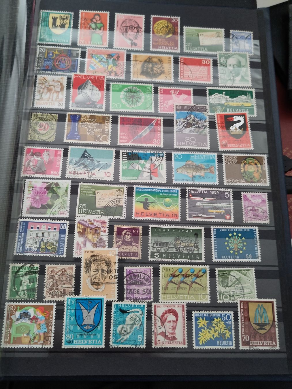 Alle Briefmarken: Briefmarken Sammlung Schweiz diverse Werte – Gebraucht aus Höri von Samsa9 5