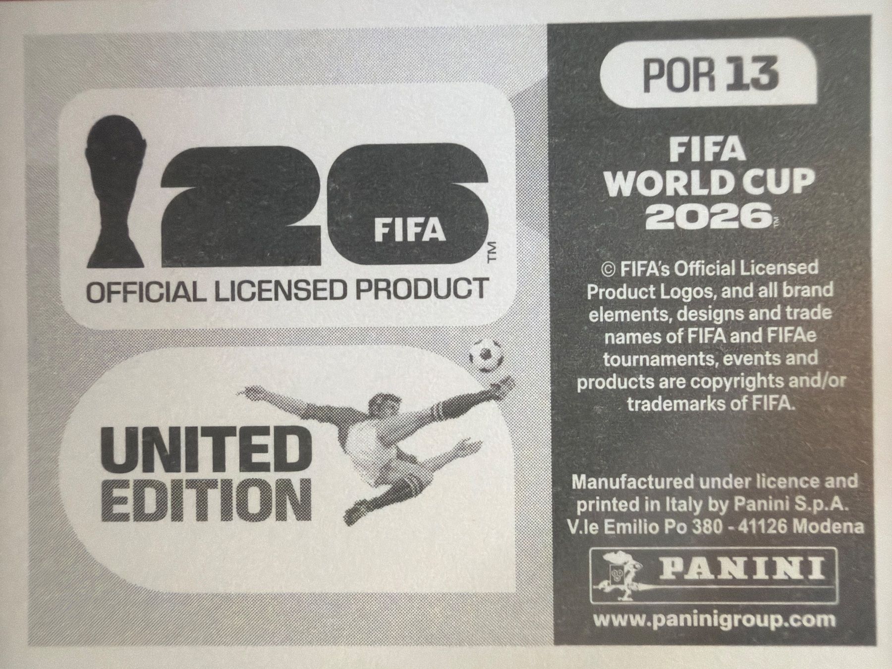 Panini Carte collezionabili: Panini POR13 – Nuovo (secondo la descrizione) da Susten venduto da Rechnun 1