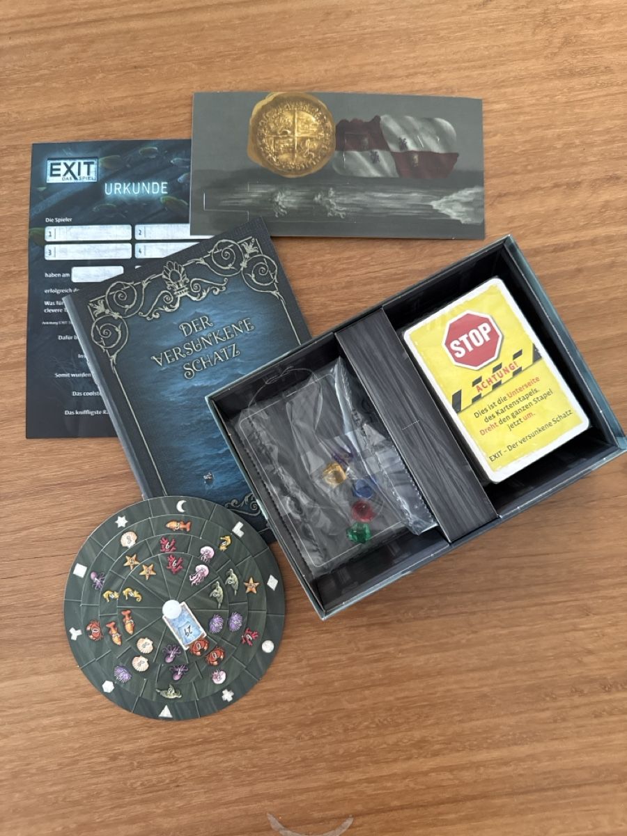 Kosmos Spiele: EXIT Das Spiel Der versunkene Schatz Brettspiel Level Einste – Neu (gemäss Beschreibung) aus Menzengrüt von SC1973 2