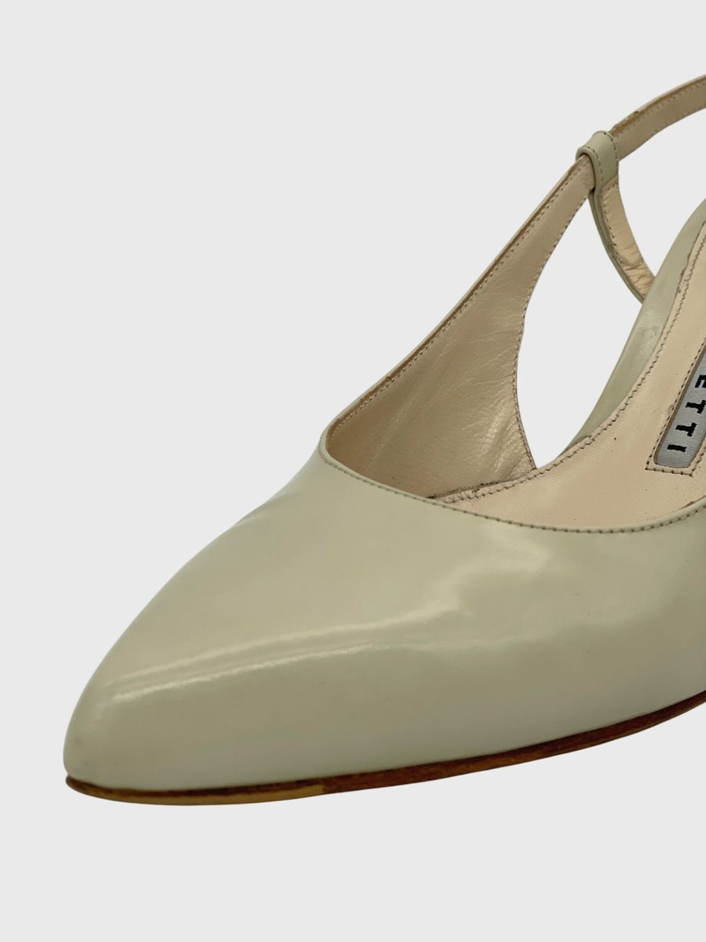 Fratelli Rossetti Scarpe da donna: Fratelli Rossetti Patent Leather Slingback EU 37 Beige – Usato da Zürich venduto da shoe_shop 5