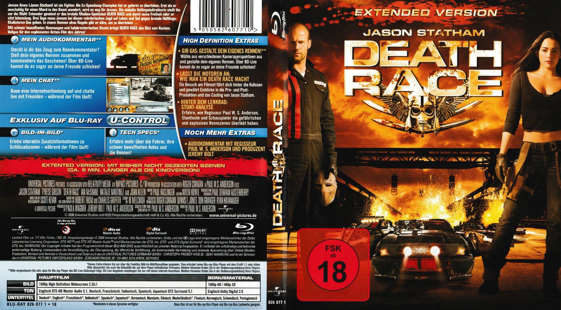 Tutti i DVDs: Blu-Ray - Death Race – Usato da Langnau am Albis venduto da MediaRescuerKeLoX