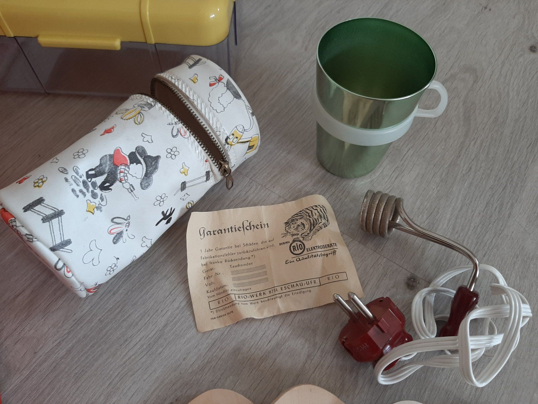 Valigie: 50er 60er J. Mid Century Picknickkoffer Oldtimer Camping – Usato da Erschwil venduto da Karabella 3