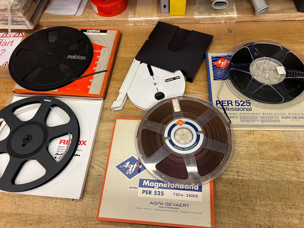 Leere Tonbandspule 7 Zoll - 1/4 Zoll Aluminium Spule Für Tonbandgeräte