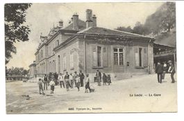 Le Locle (NE) La Gare - belebt - 1907