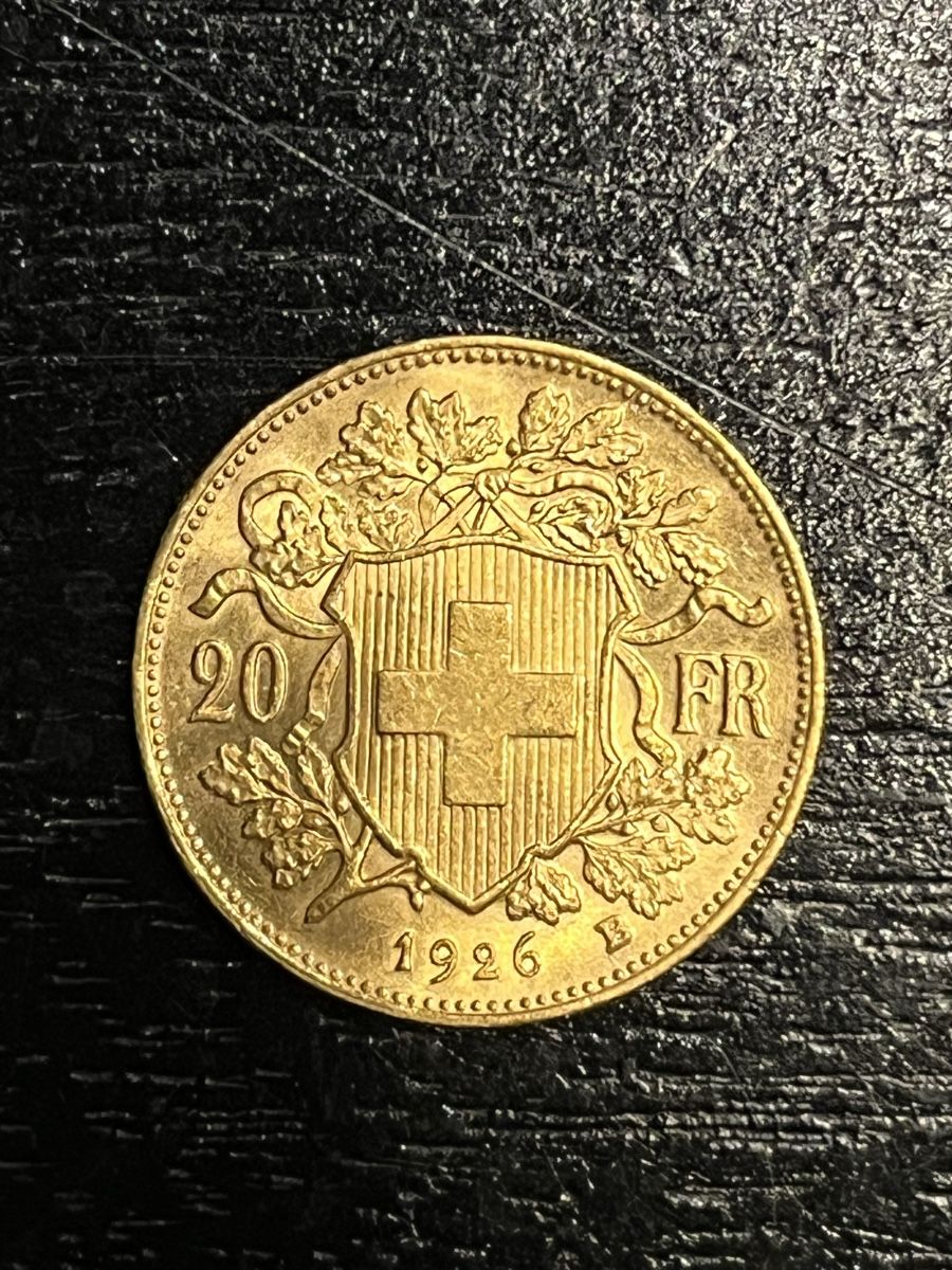 Tutti le monete: 20er Goldvreneli Jg. 1926 unz.  – Usato da Niederscherli venduto da Nates