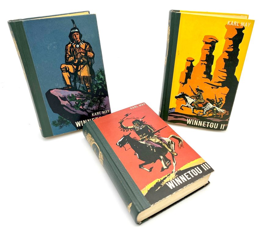 karl-may-winnetou-i-bis-iii-buch-1963-1964-3-b-nde-gebraucht